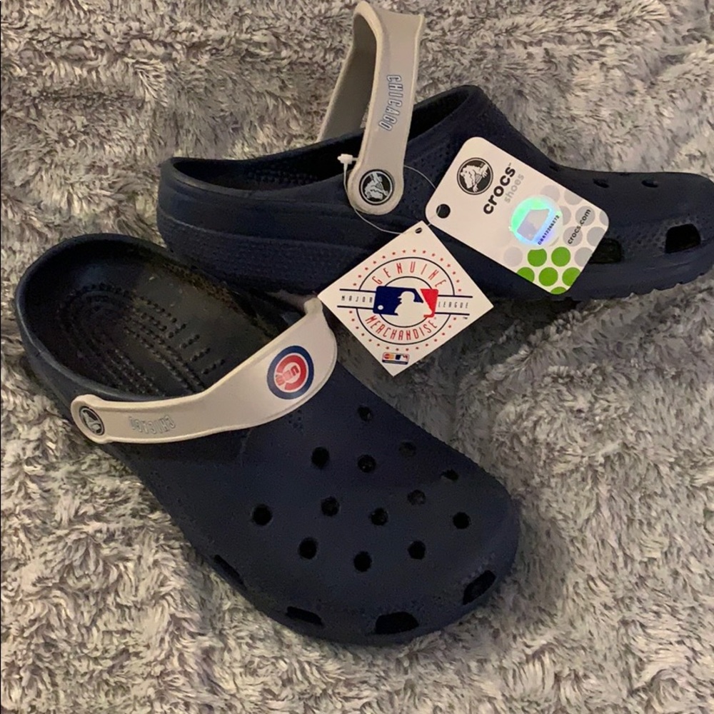 Chicago Cubs Crocs Large W10-11 M8-9 NWT
